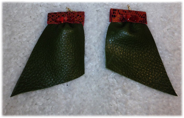Leather Earrings